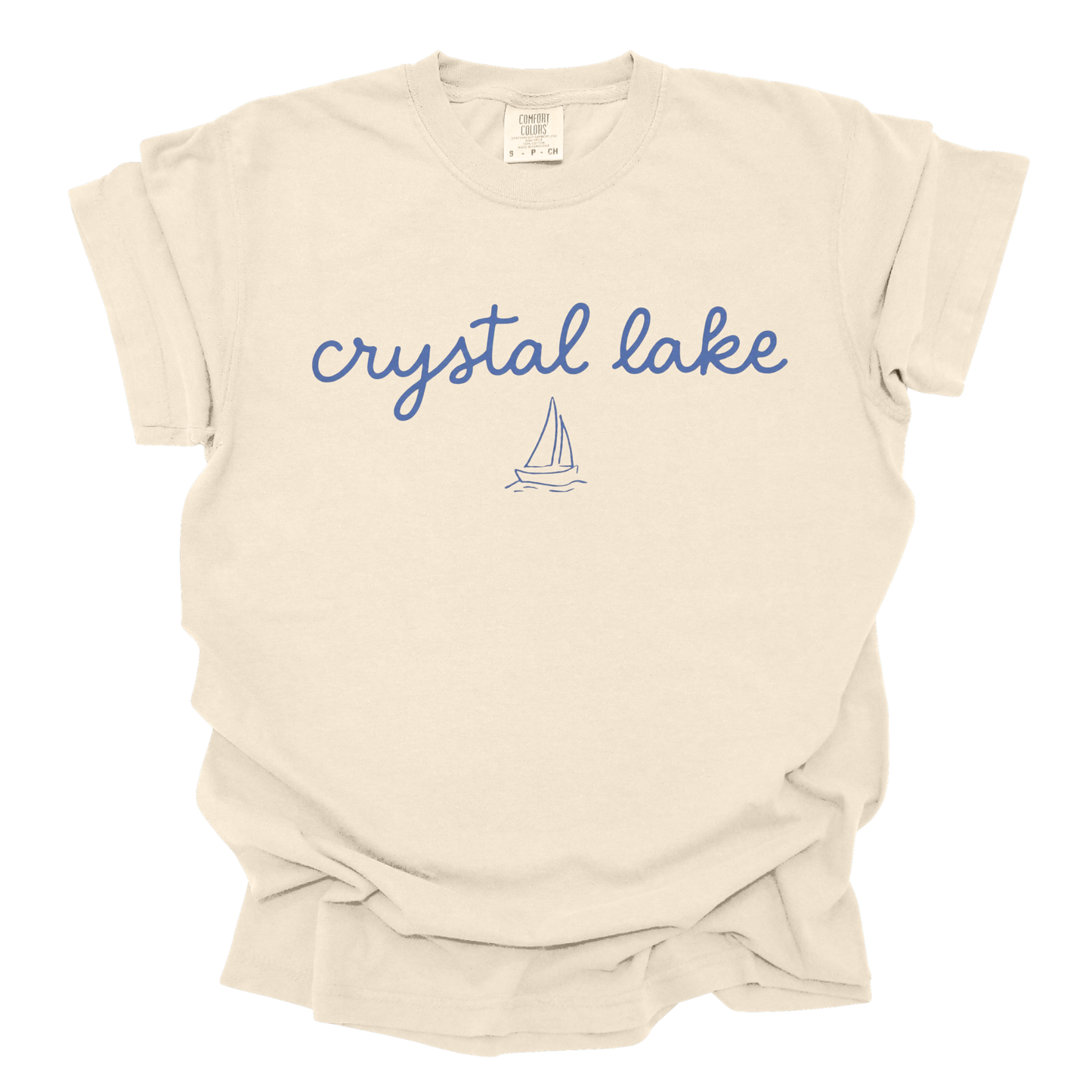 Crystal Lake Sailboat | Short Sleeve Adult Tee