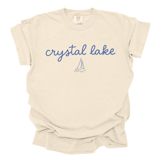 Crystal Lake Sailboat | Short Sleeve Adult Tee
