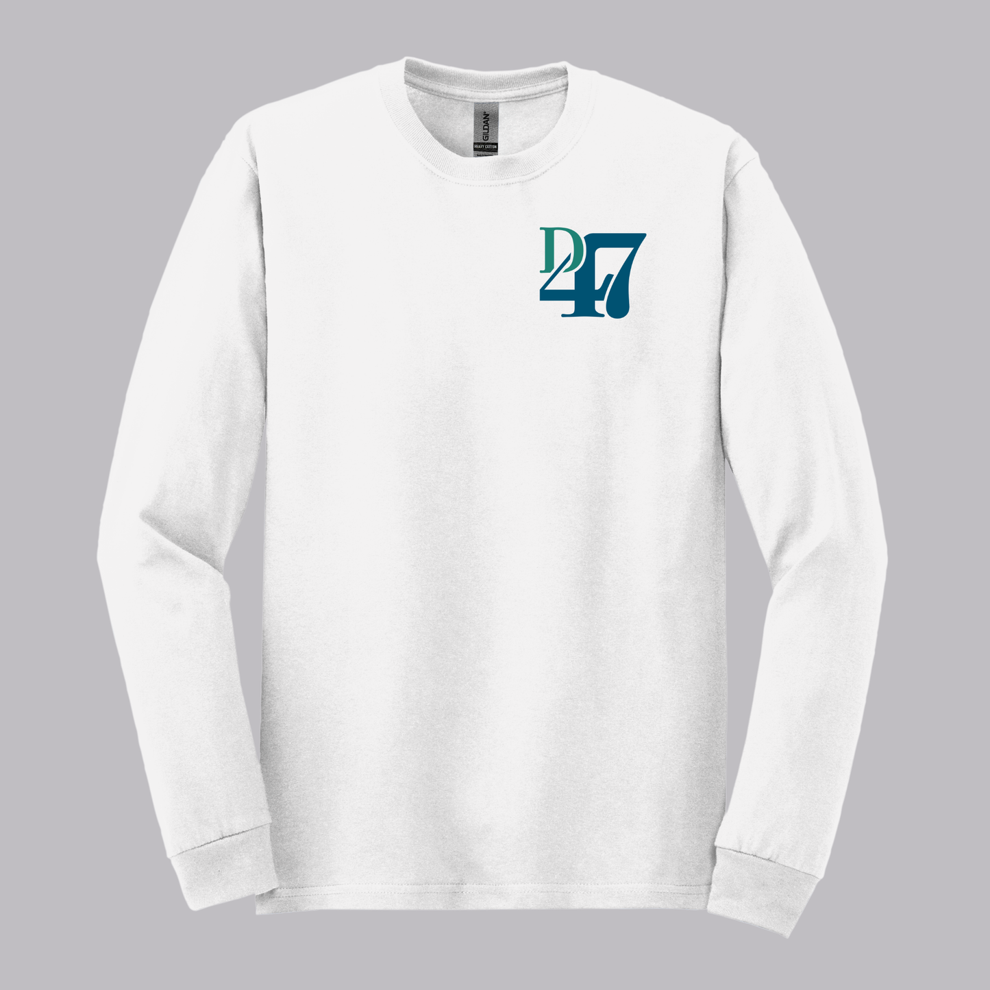 D47 Logo Full Color | Long Sleeve Adult Tee