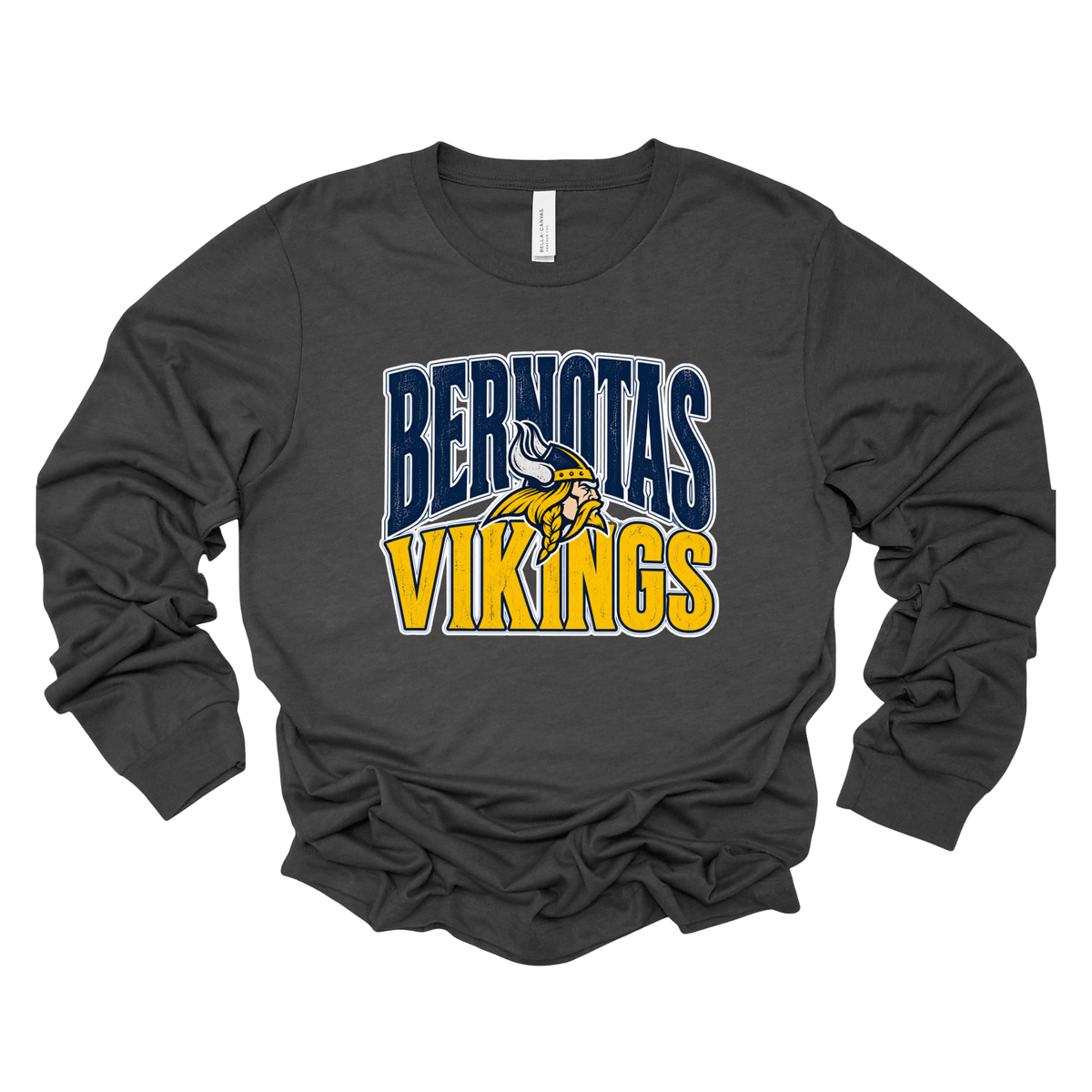 Bernotas Vikings Mascot | Long Sleeve Tee