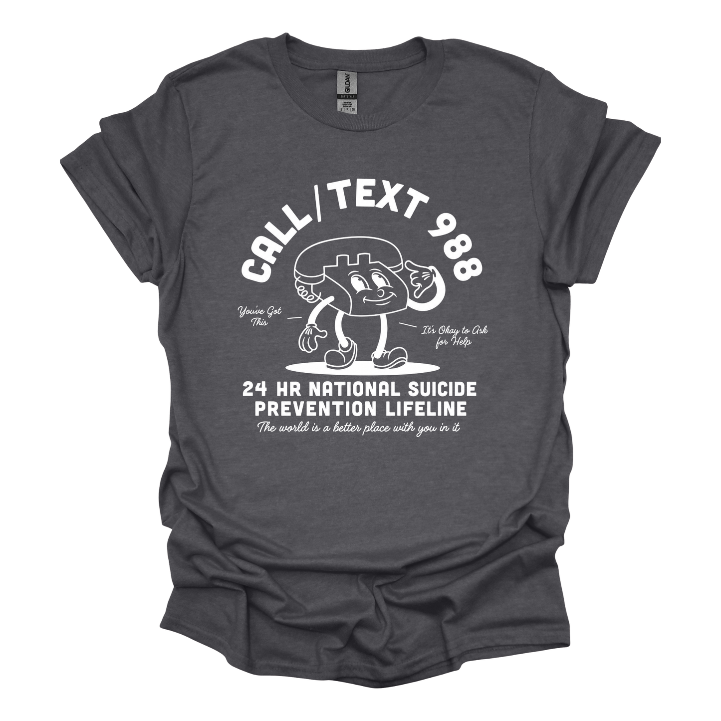 Call/Text 988 | Short Sleeve Tee