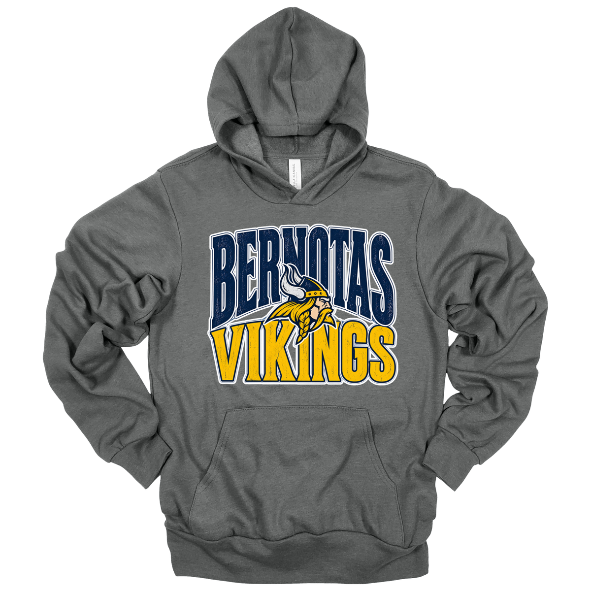 Bernotas Vikings Mascot | Adult Hooded Sweatshirt