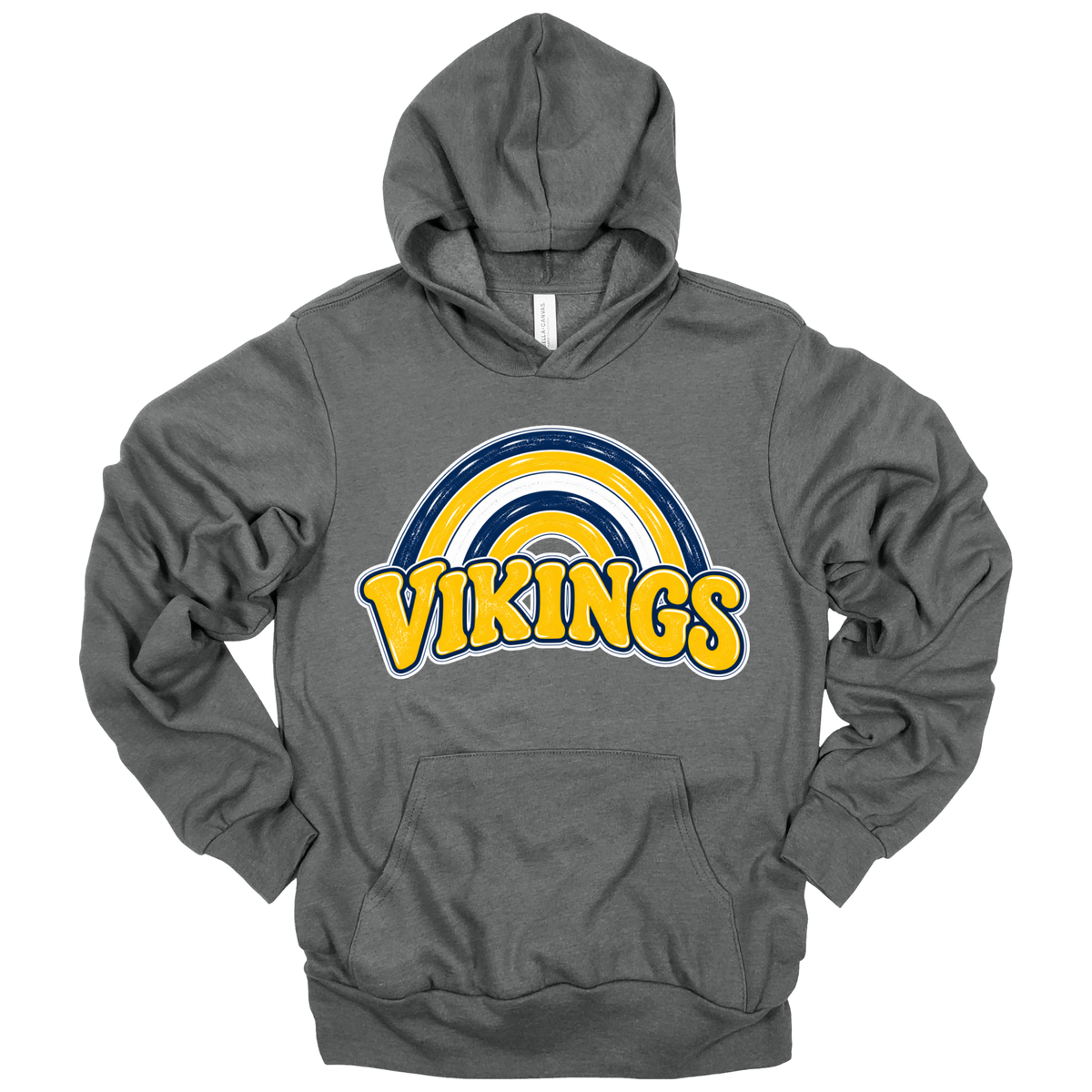 Vikings Rainbow | Adult Hooded Sweatshirt