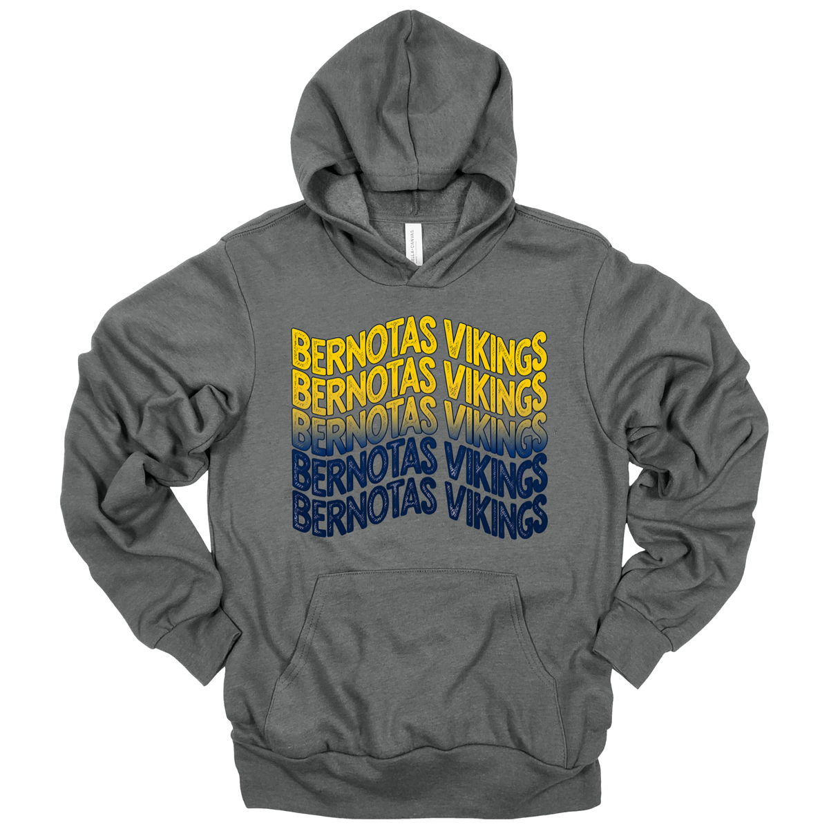 Wavy Bernotas Vikings | Adult Hooded Sweatshirt