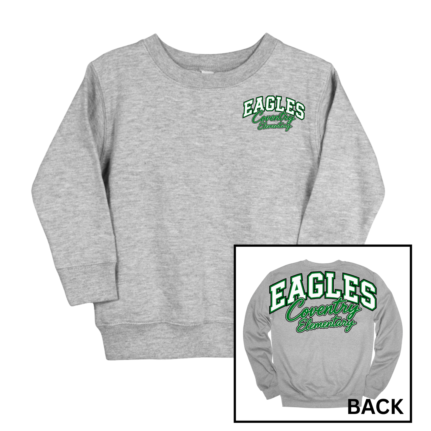 Eagles Wingspan  | Youth Fleece Crewneck