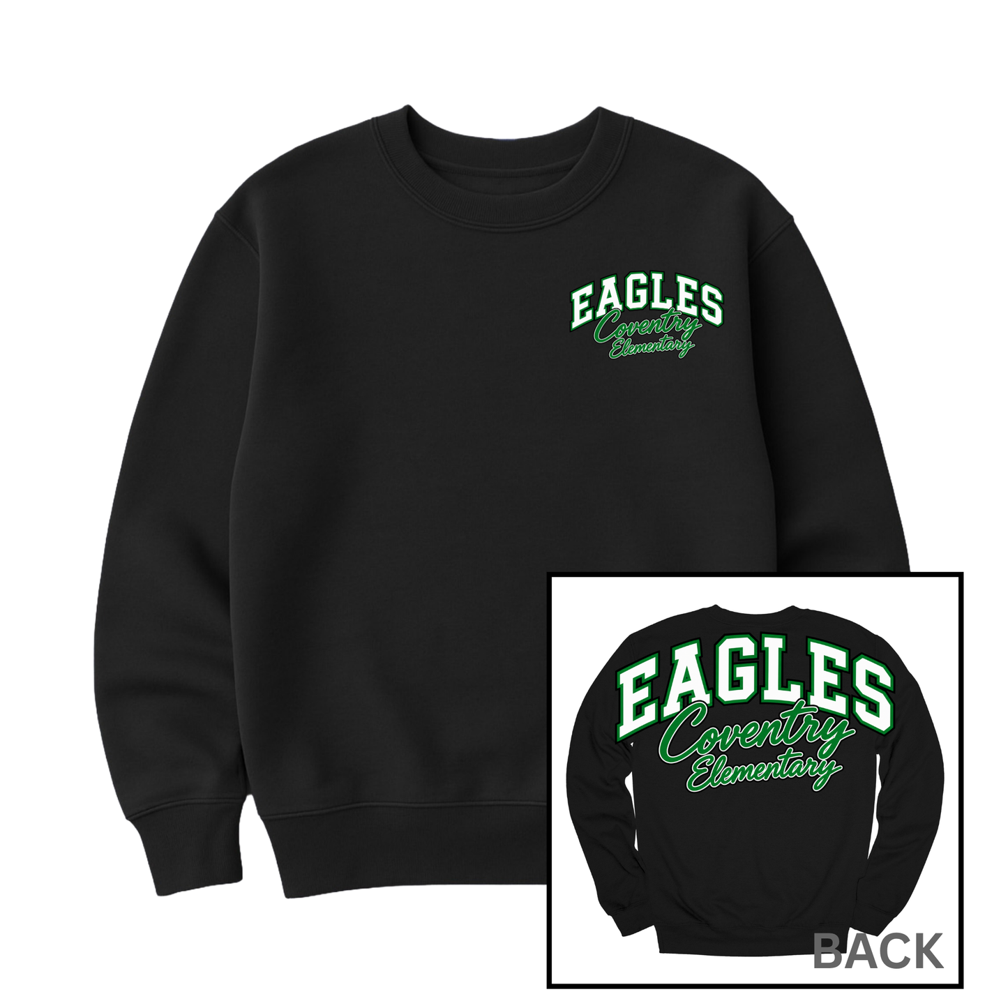 Eagles Wingspan  | Youth Fleece Crewneck
