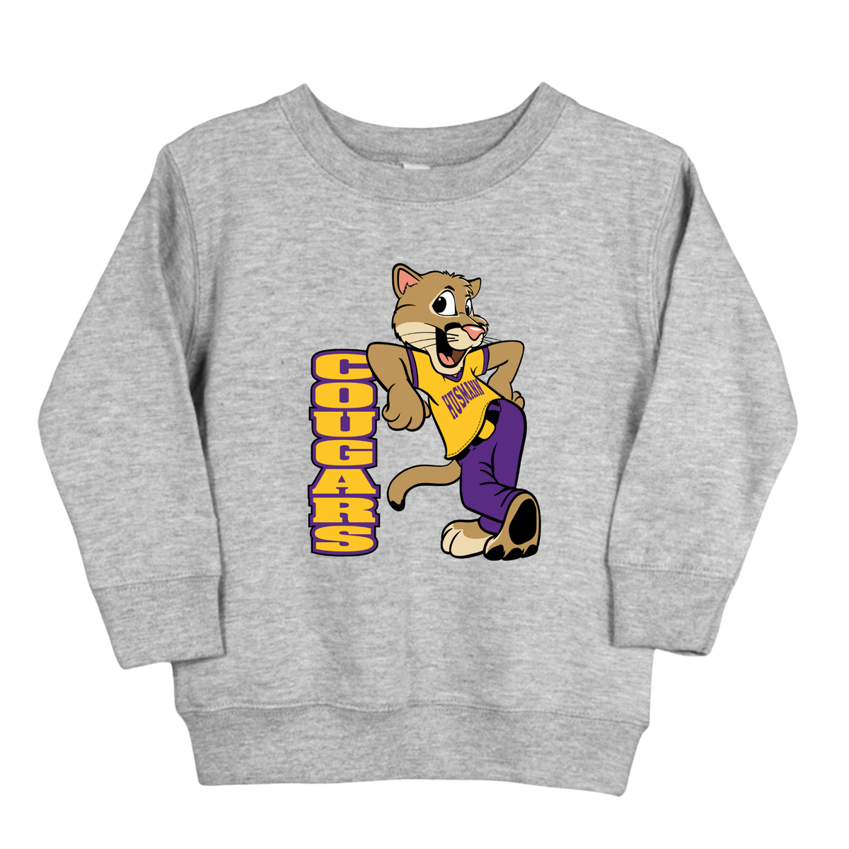Cougar Lean  | Youth Fleece Crewneck