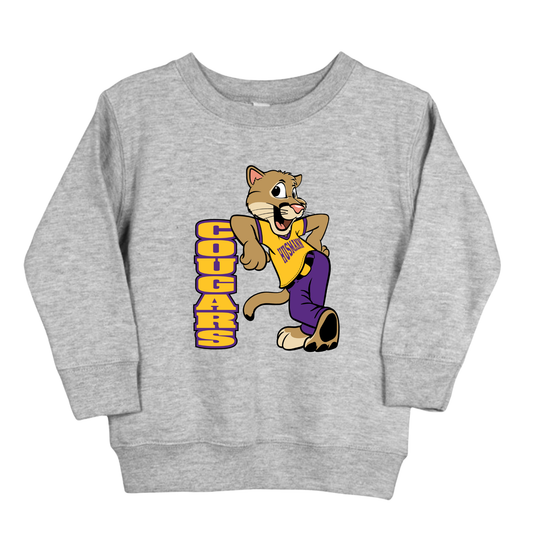 Cougar Lean  | Youth Fleece Crewneck