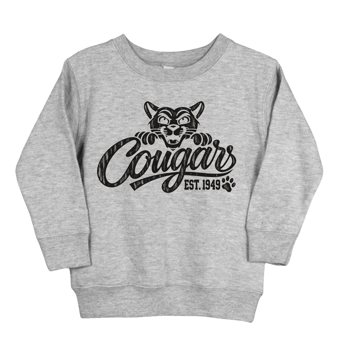 Cougars Mascot  | Youth Fleece Crewneck (Copy)