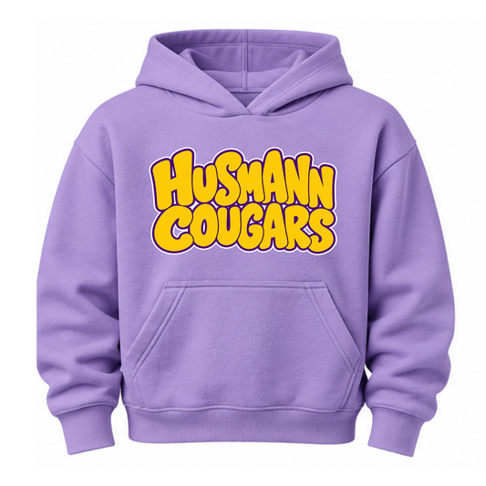 Husmann Cougars Bubble | Youth Hooded Sweatshirt