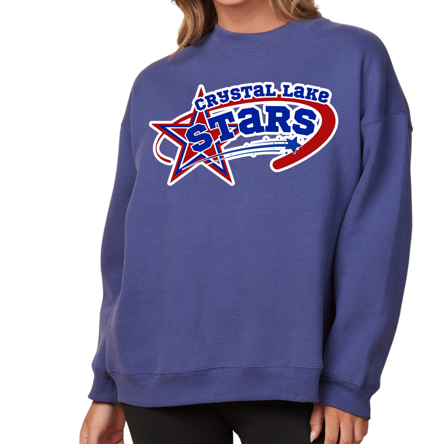 CL Stars Baseball | Ladies Oversized Crewneck