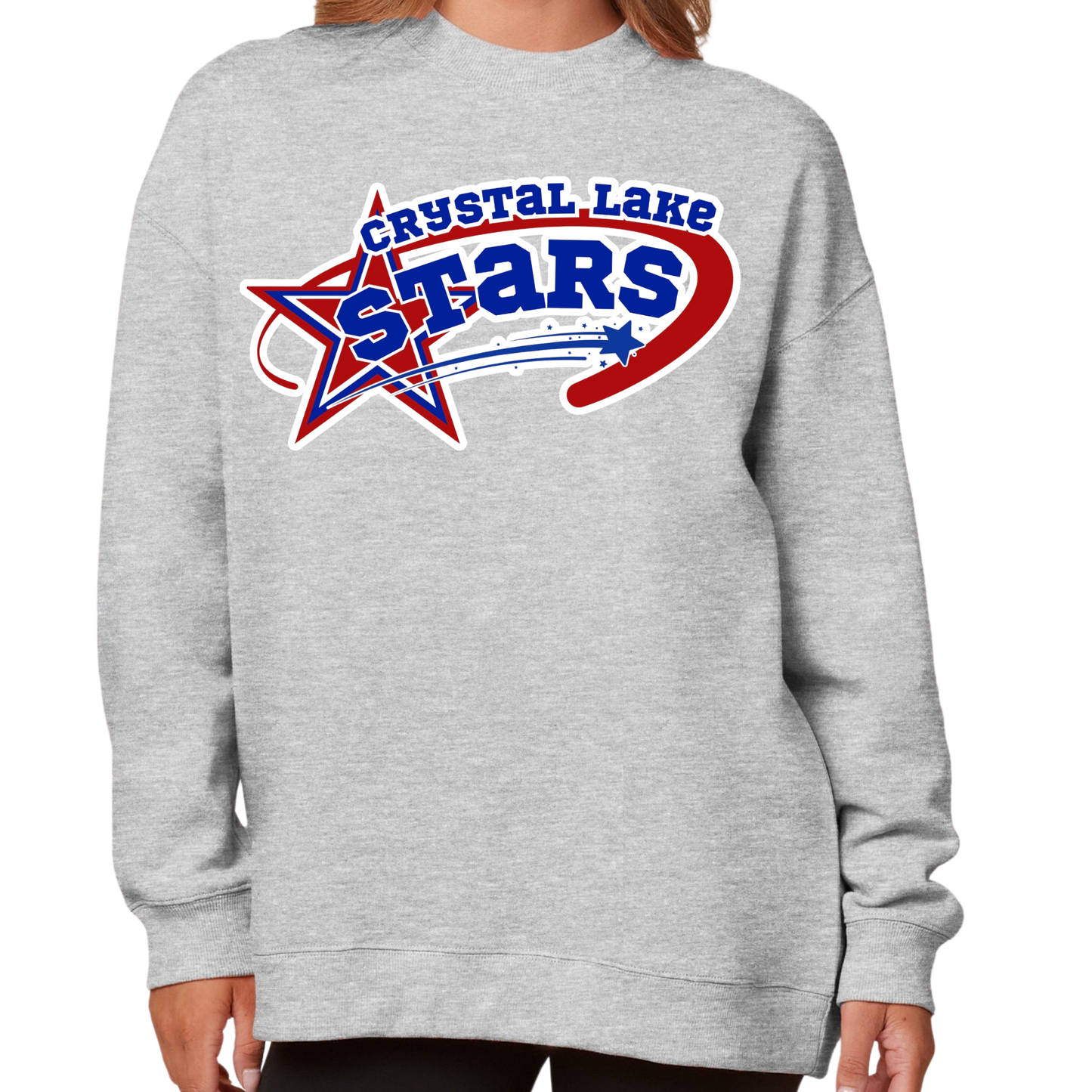 CL Stars Baseball | Ladies Oversized Crewneck