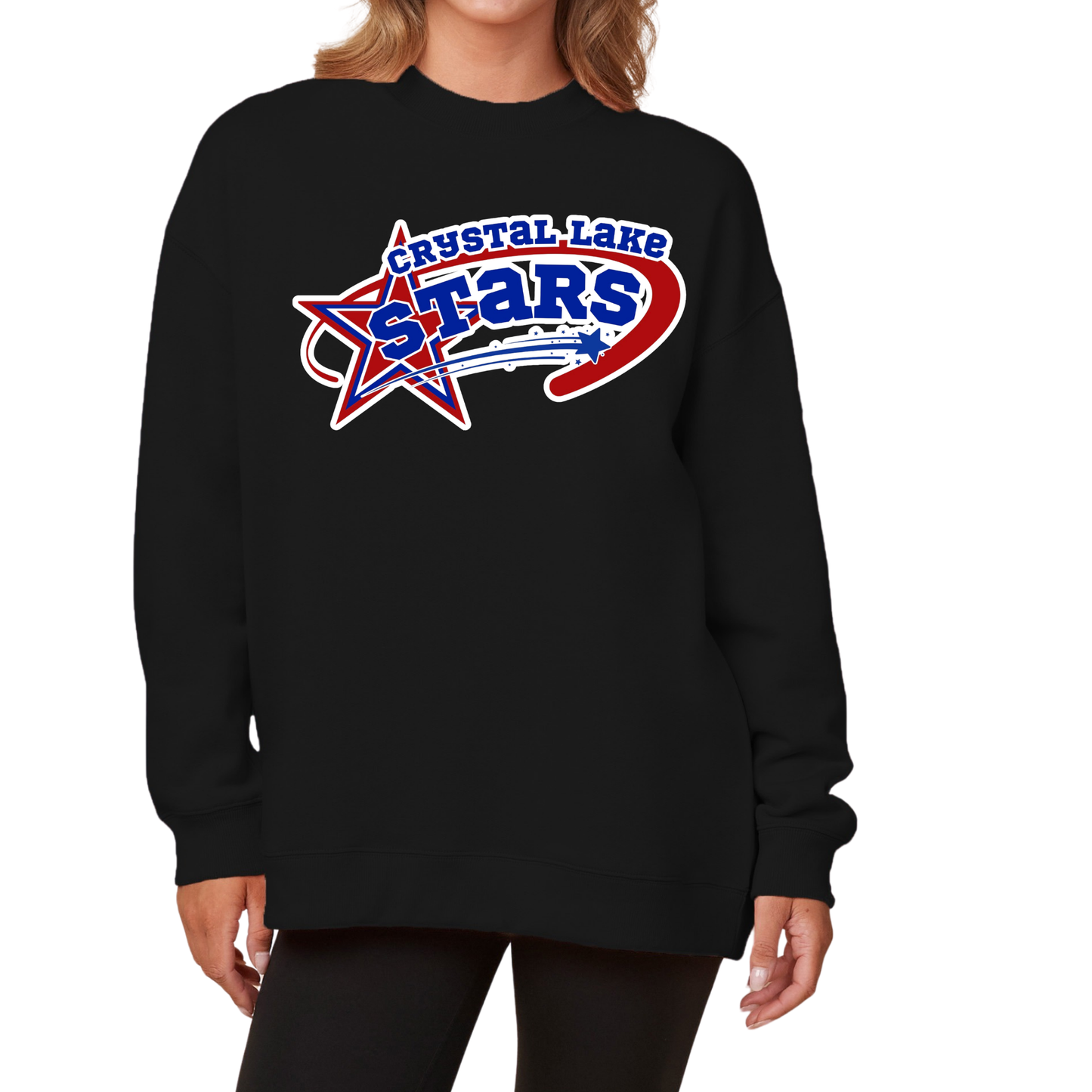 CL Stars Baseball | Ladies Oversized Crewneck