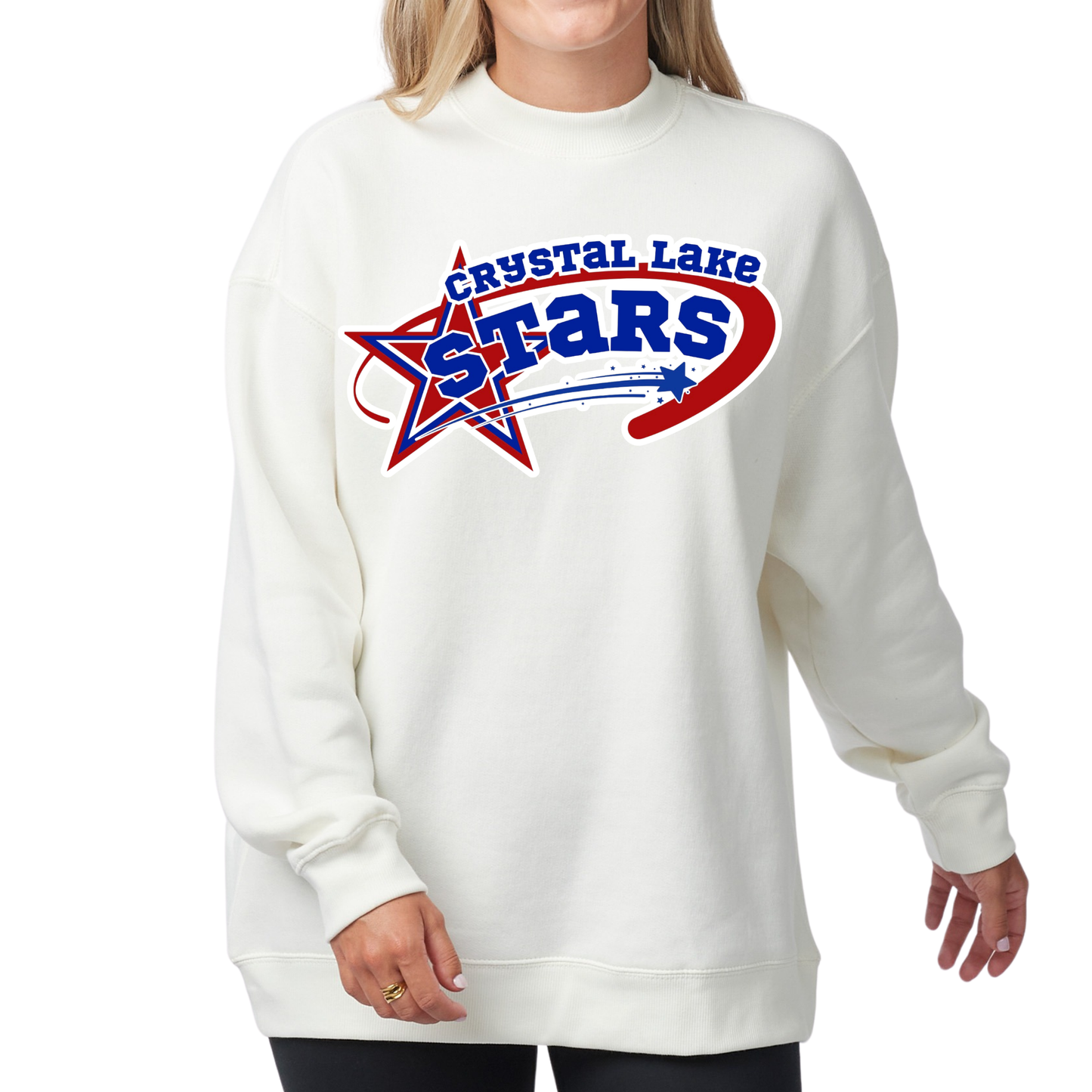 CL Stars Baseball | Ladies Oversized Crewneck