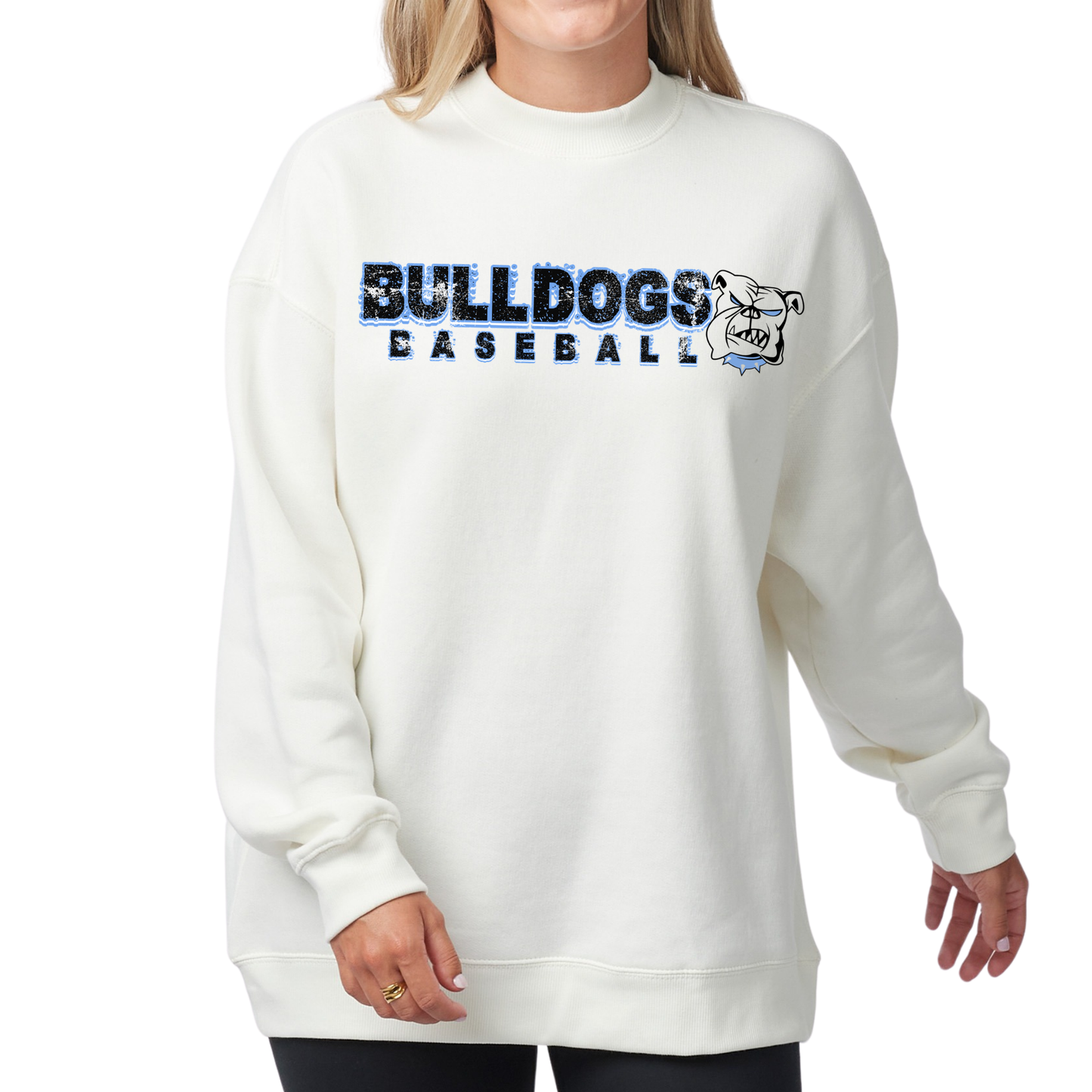 Bulldogs Baseball | Ladies Oversized Crewneck