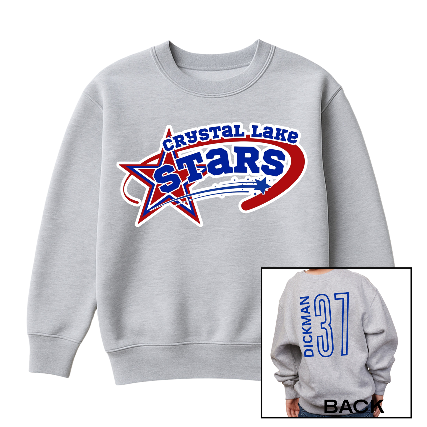 CL Stars Baseball | Youth Fleece Crewneck
