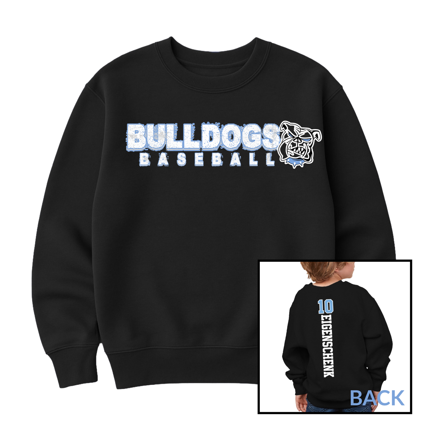 Bulldogs Baseball | Youth Fleece Crewneck