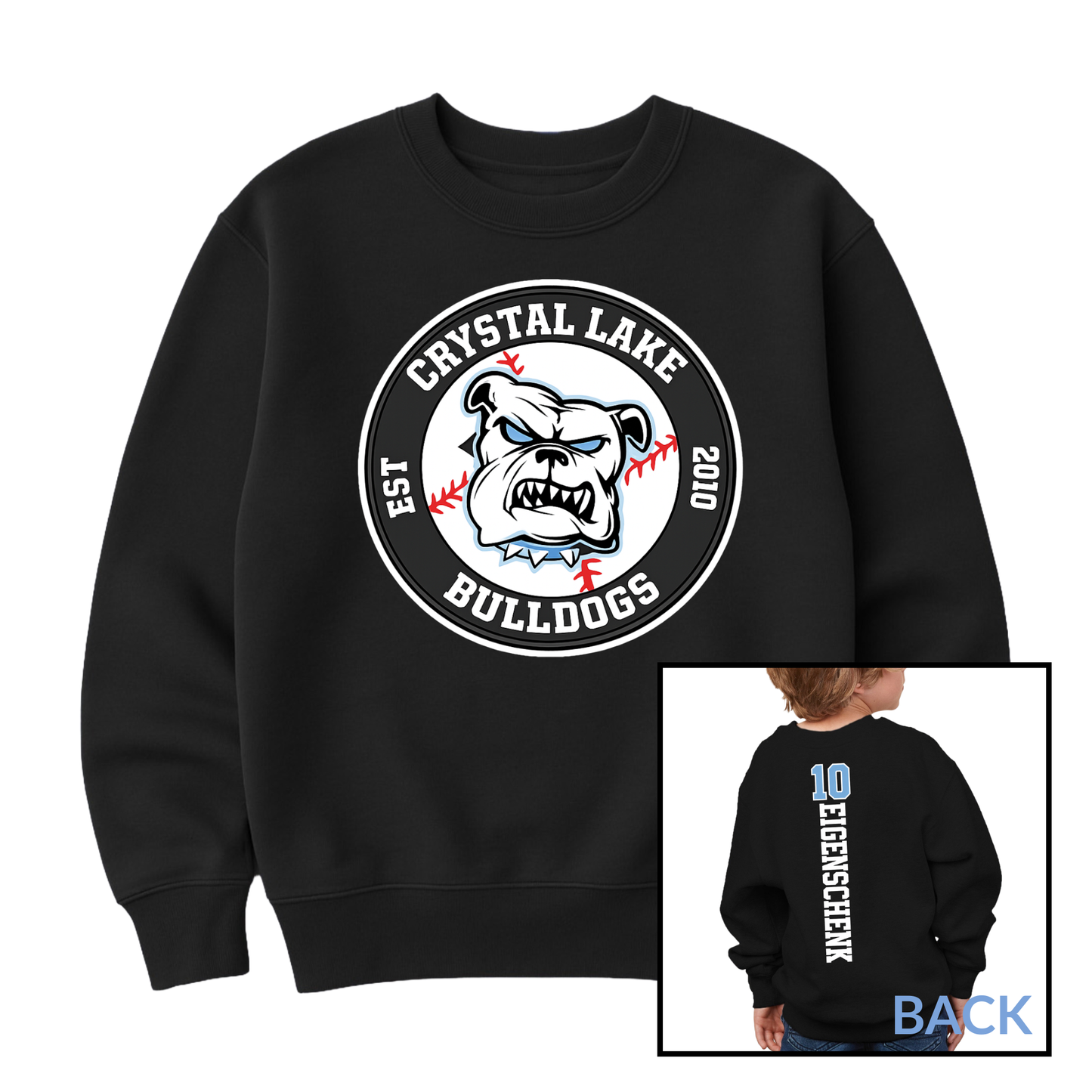 Bulldogs Logo | Youth Fleece Crewneck