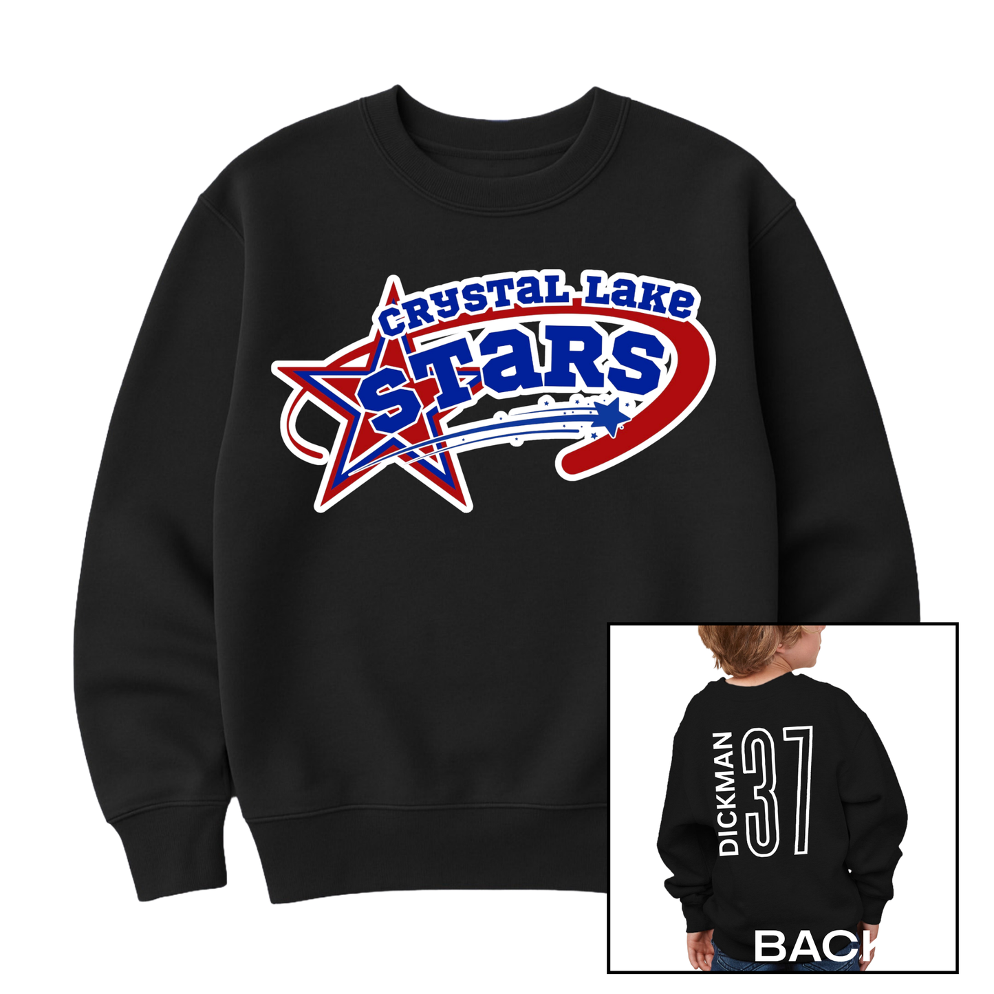 CL Stars Baseball | Youth Fleece Crewneck
