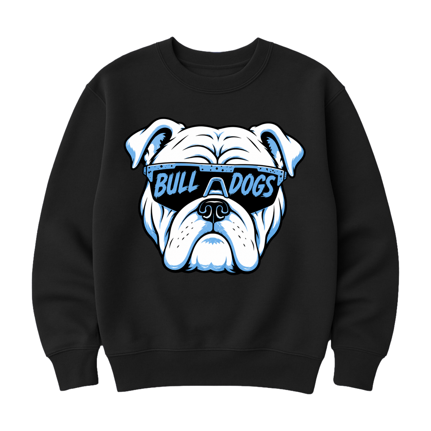 Bulldog Glasses | Youth Fleece Crewneck