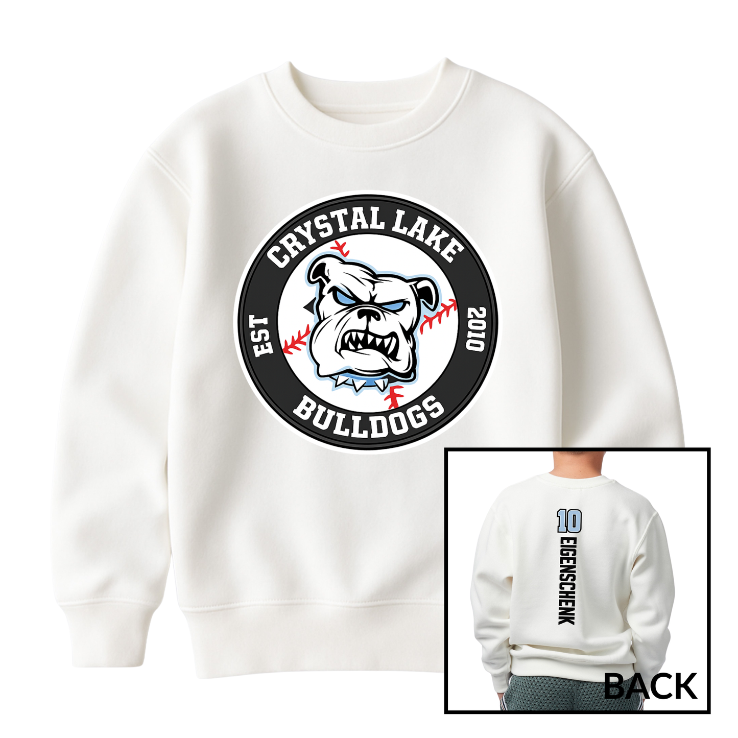 Bulldogs Logo | Youth Fleece Crewneck