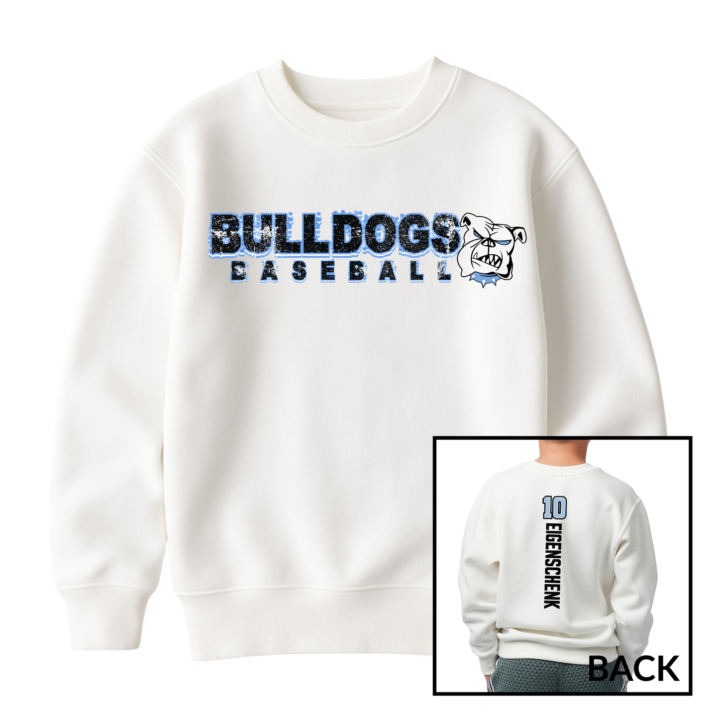 Bulldogs Baseball | Youth Fleece Crewneck