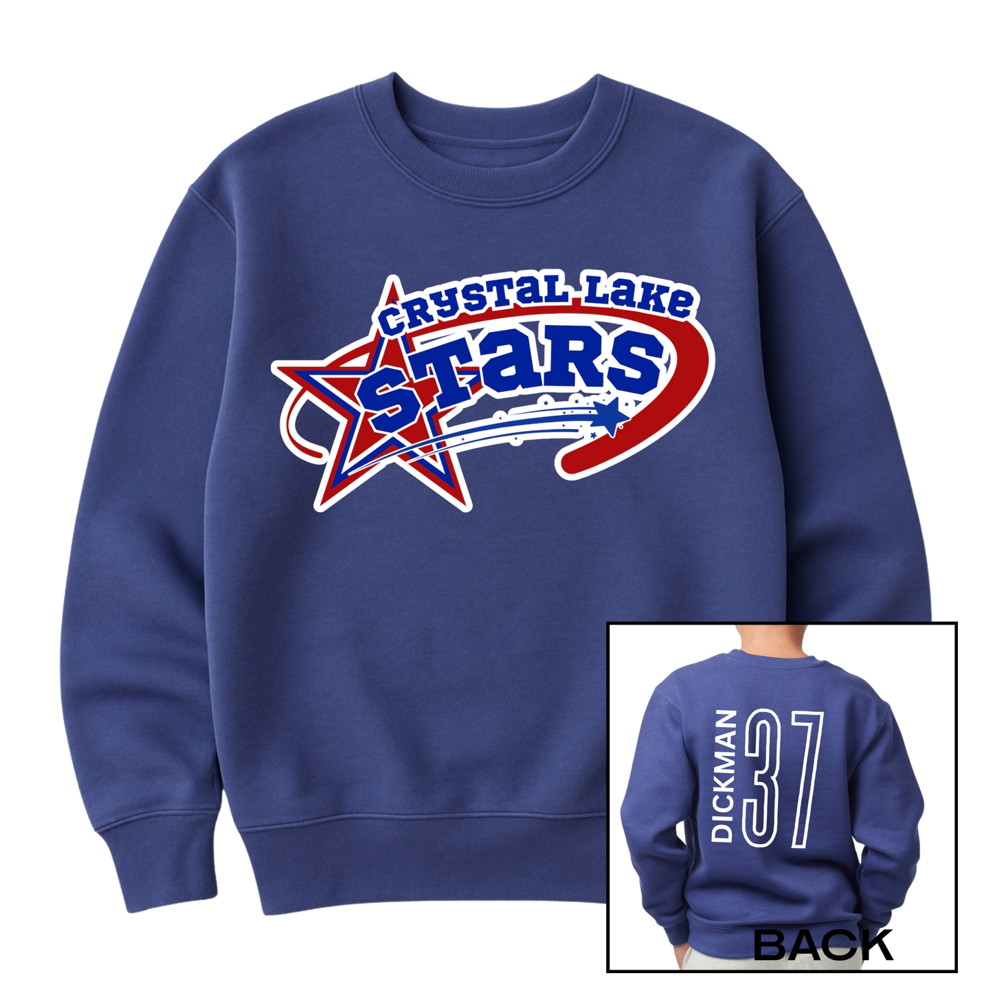 CL Stars Baseball | Youth Fleece Crewneck