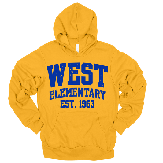 West Elementary, Est. 1963 | Adult Hooded Sweatshirt
