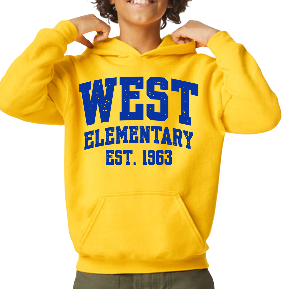 West Elementary, Est. 1963 | Youth Hooded Sweatshirt
