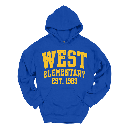 West Elementary, Est. 1963 | Youth Hooded Sweatshirt