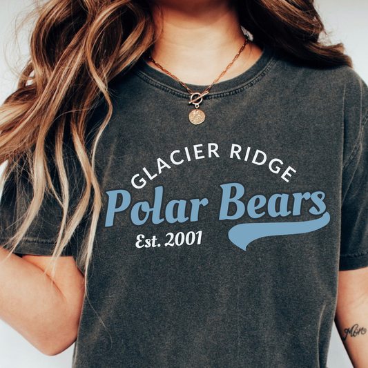 Glacier Ridge, Est. 2001 | Short Sleeve Adult Tee