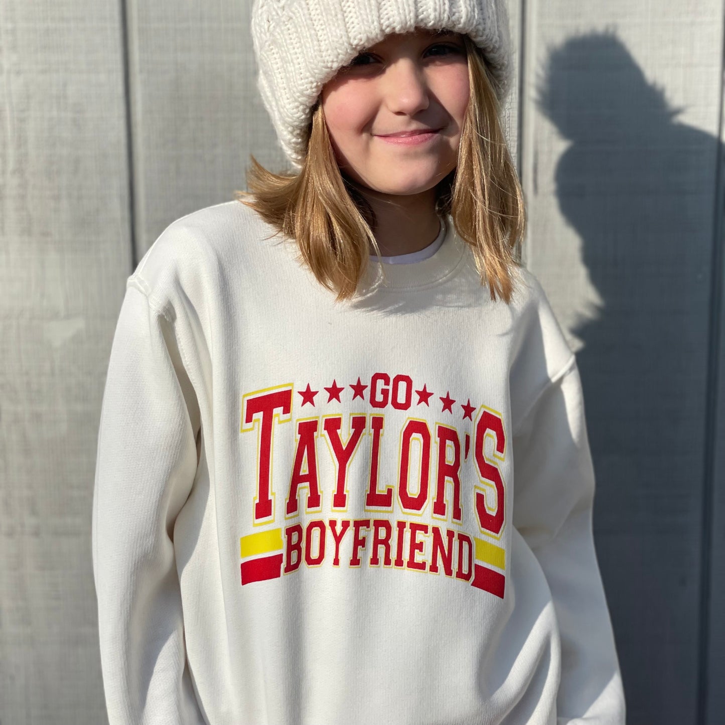 Go Taylor’s Boyfriend | Youth Fleece Crewneck