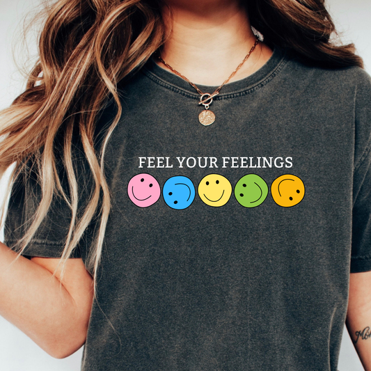 Feel Your Feelings // Bright| Short Sleeve Adult Tee