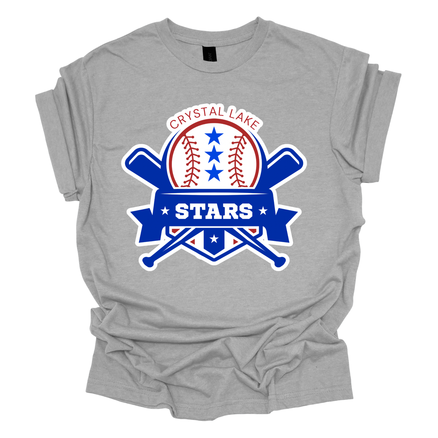 Crystal Lake Stars Logo | Short Sleeve Tee