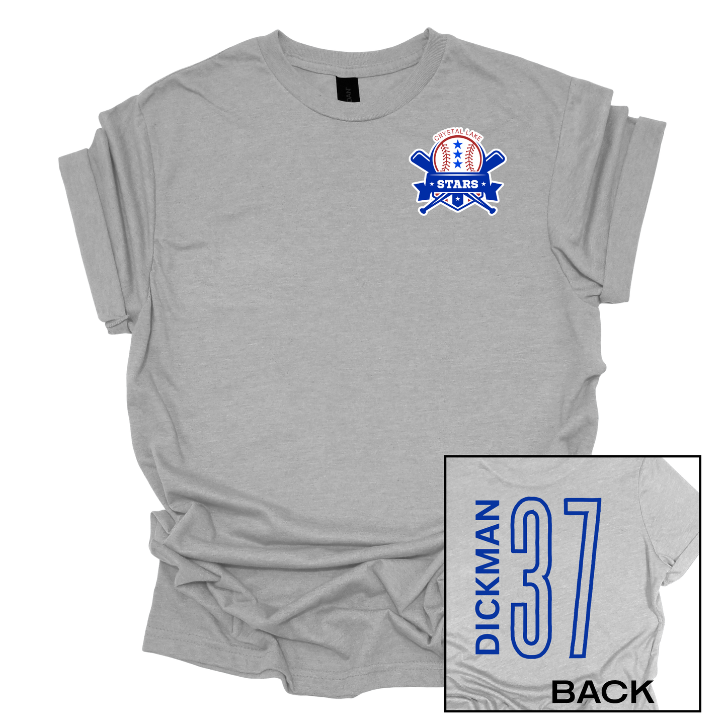 Crystal Lake Stars Pocket Logo | Short Sleeve Tee
