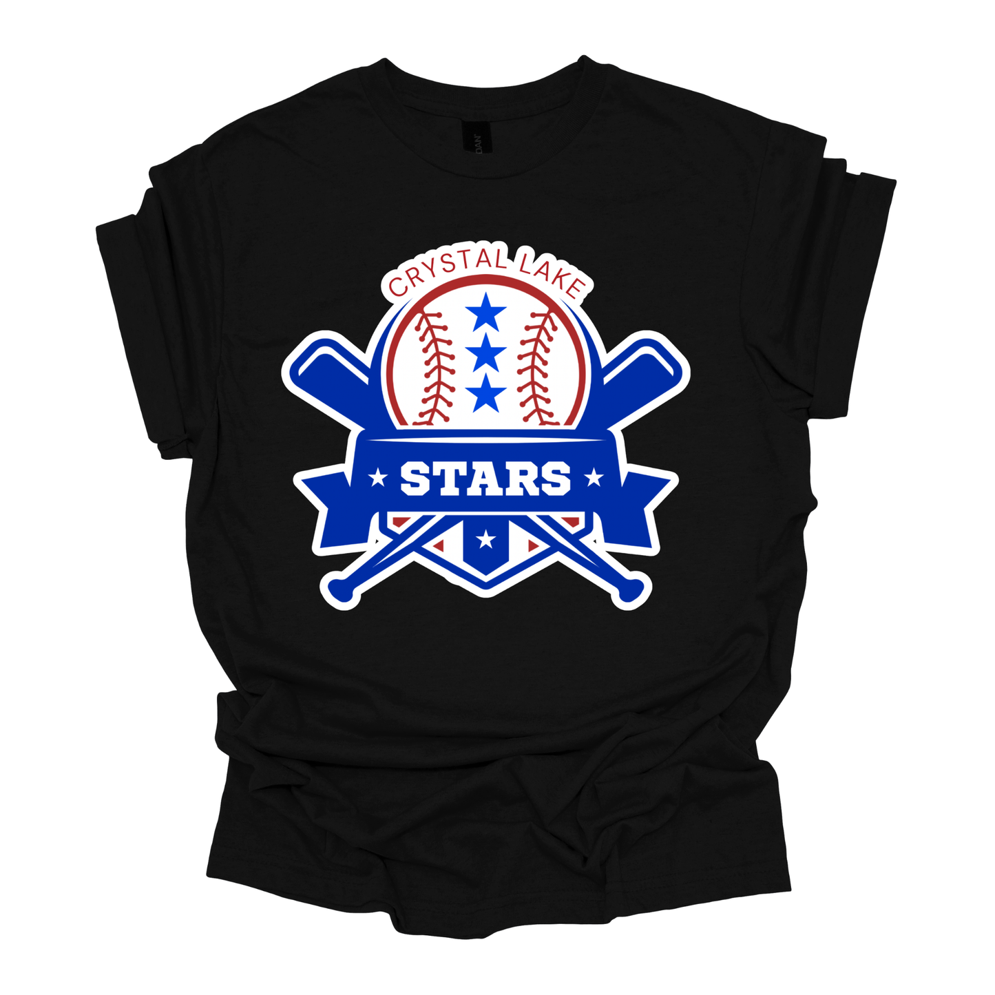 Crystal Lake Stars Logo | Short Sleeve Tee