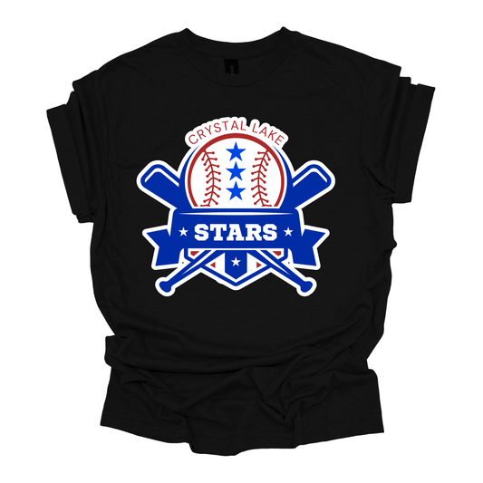 Crystal Lake Stars Logo | Short Sleeve Tee