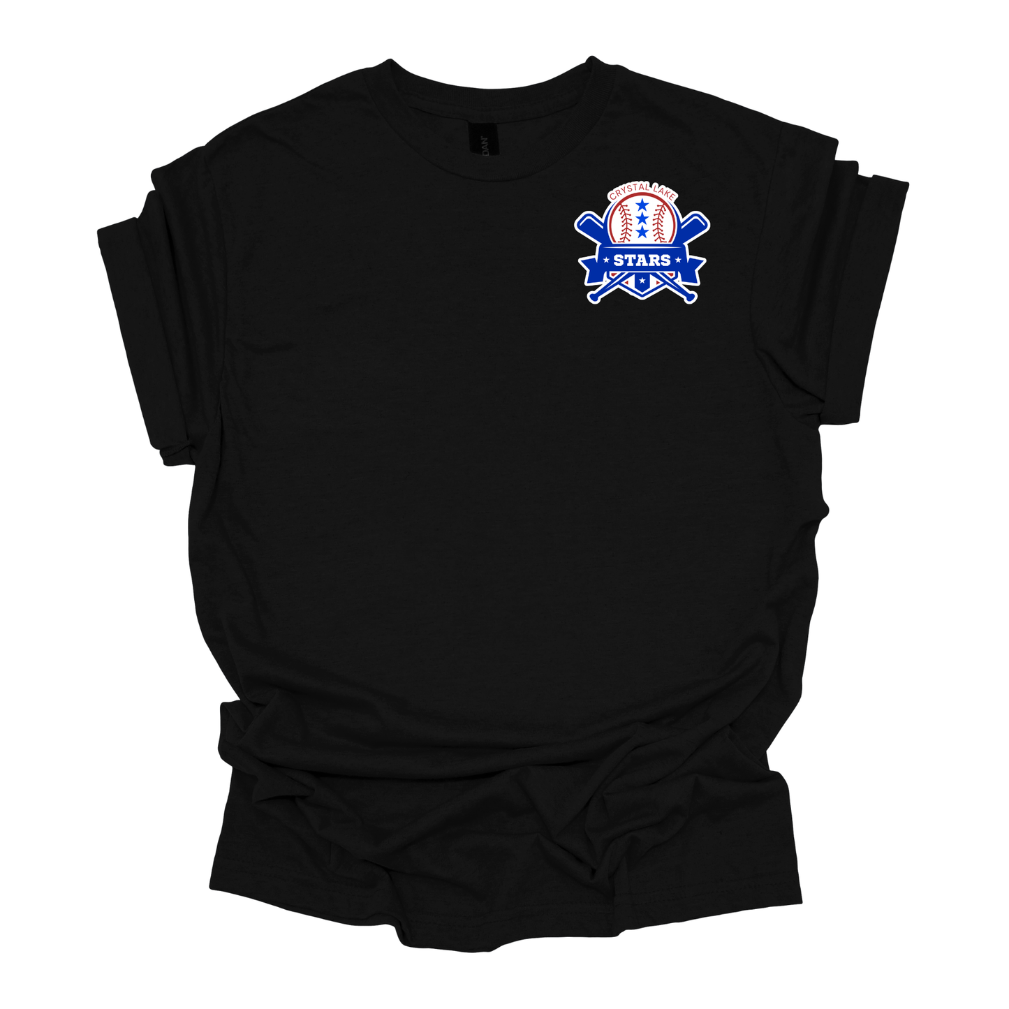 Crystal Lake Stars Pocket Logo | Short Sleeve Tee