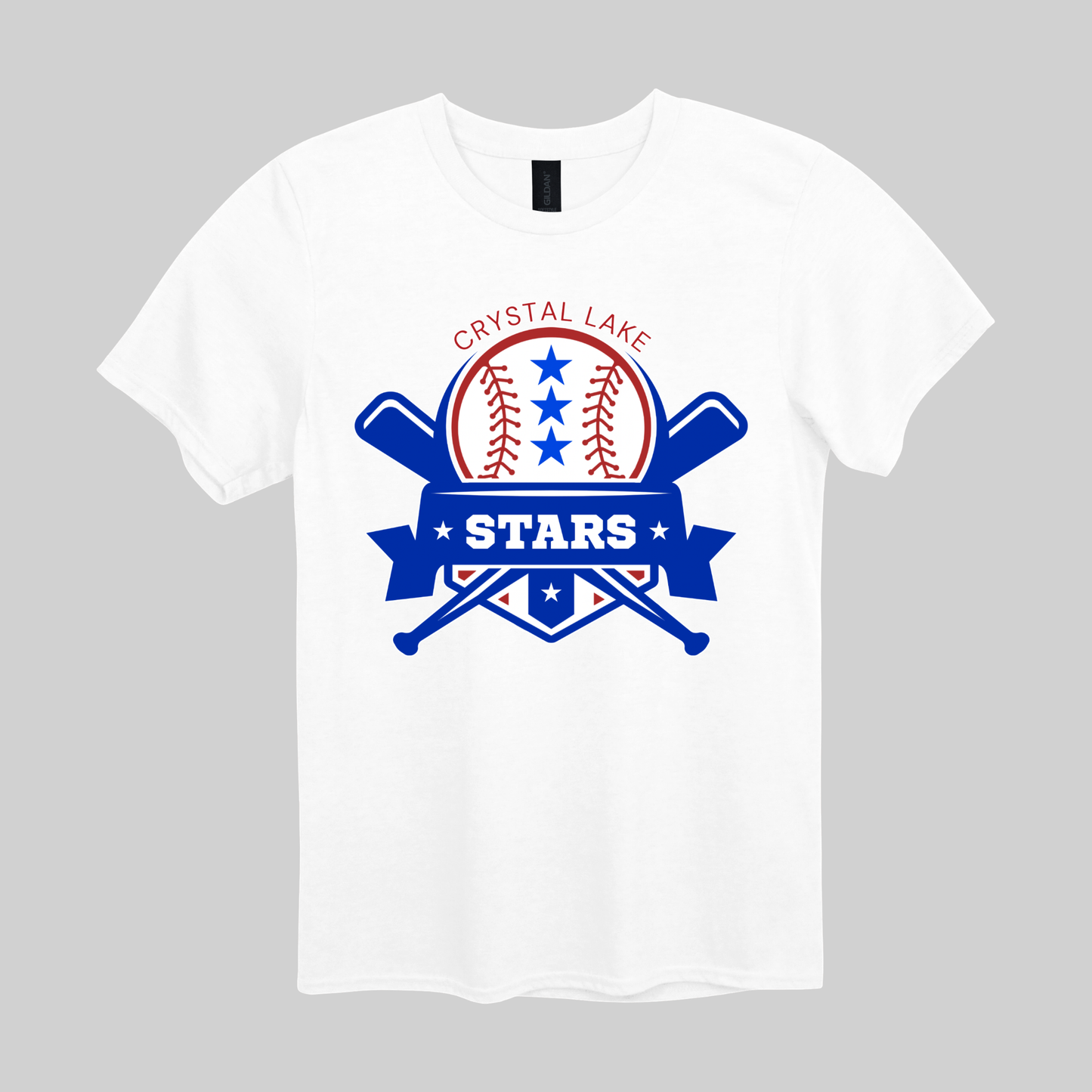 Crystal Lake Stars Logo | Short Sleeve Tee