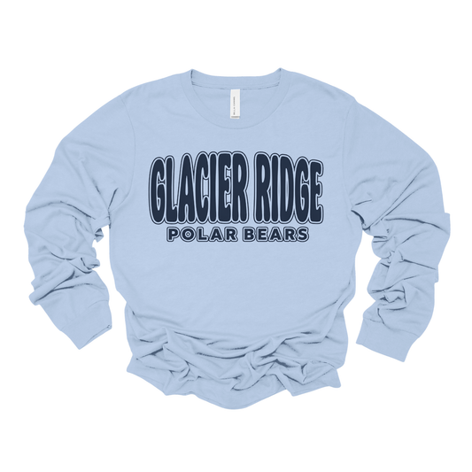 Glacier Ridge Bubble | Long Sleeve Tee