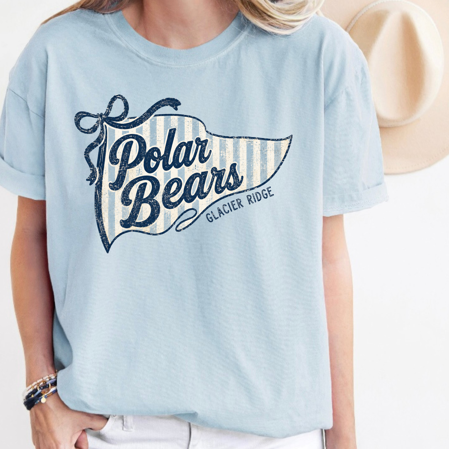 Glacier Ridge Flag | Short Sleeve Adult Tee