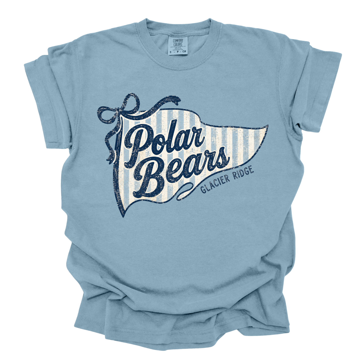 Glacier Ridge Flag | Short Sleeve Adult Tee