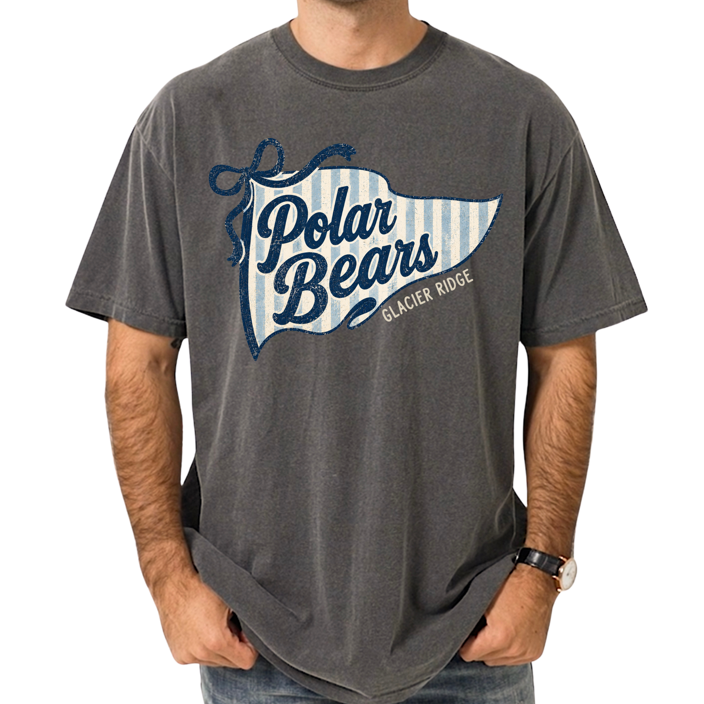 Glacier Ridge Flag | Short Sleeve Adult Tee
