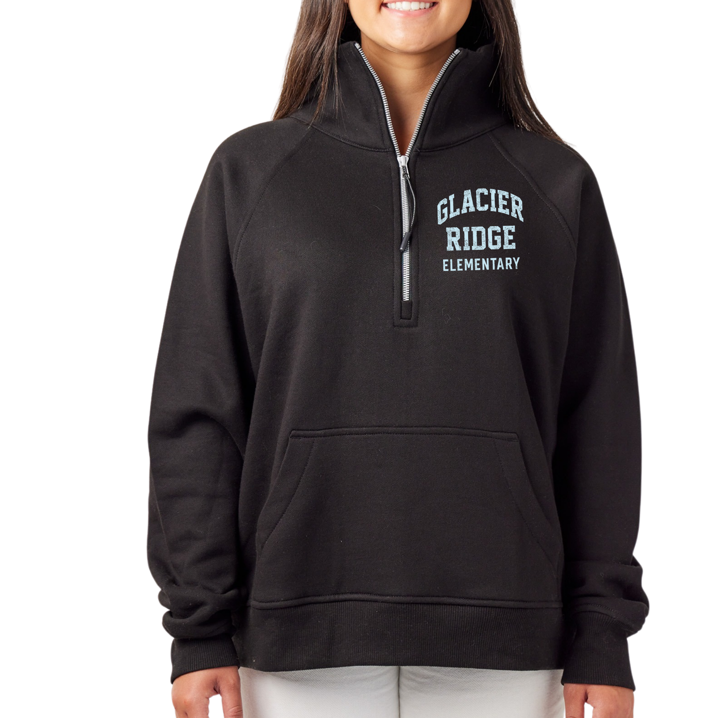 Glacier Ridge Elementary | Adult Quarter Zip Fleece