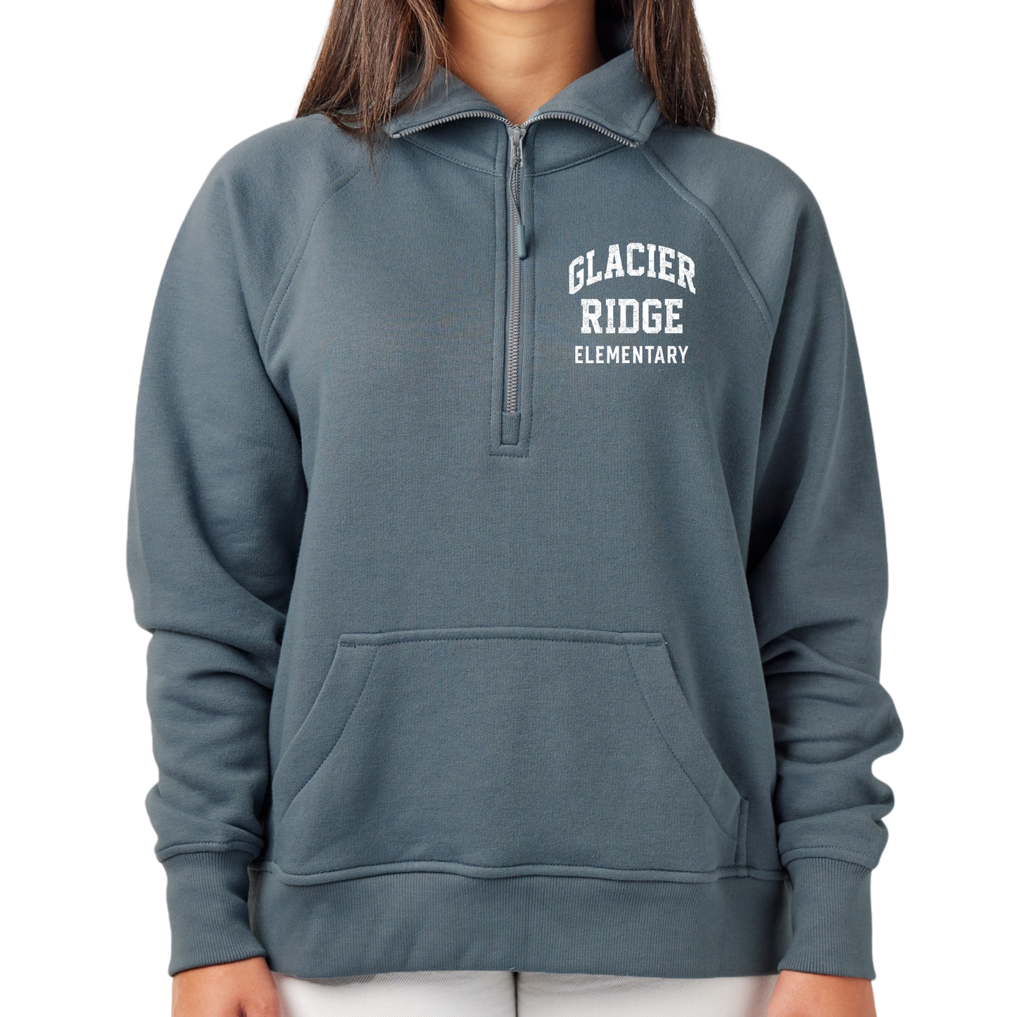 Glacier Ridge Elementary | Adult Quarter Zip Fleece