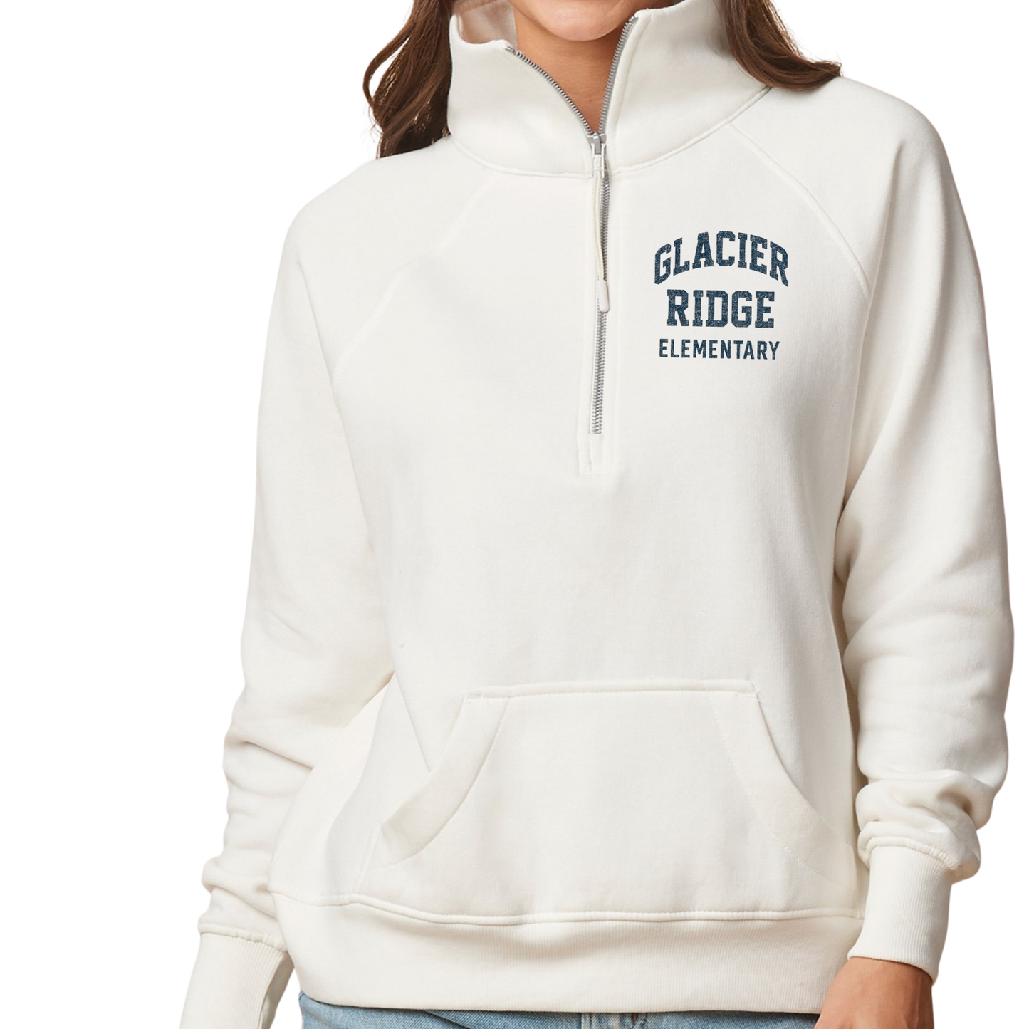 Glacier Ridge Elementary | Adult Quarter Zip Fleece