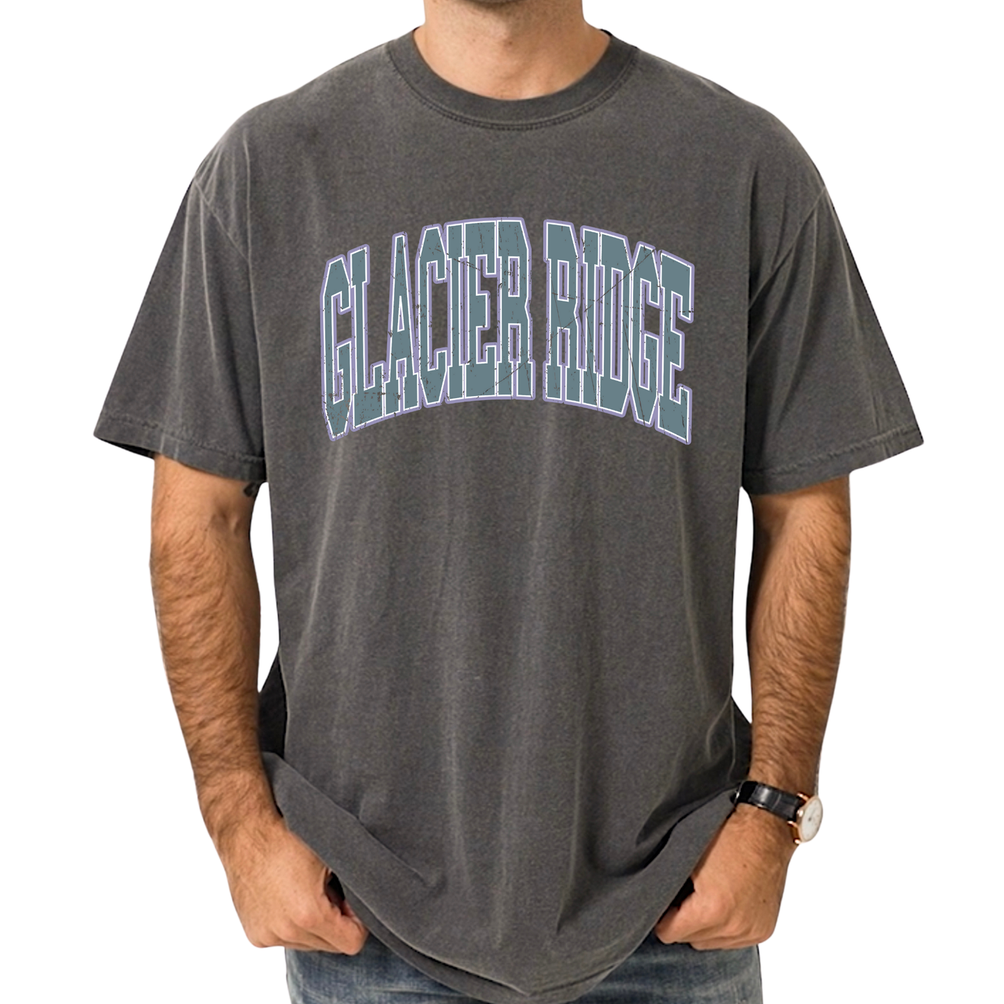Glacier Ridge Varsity | Short Sleeve Adult Tee