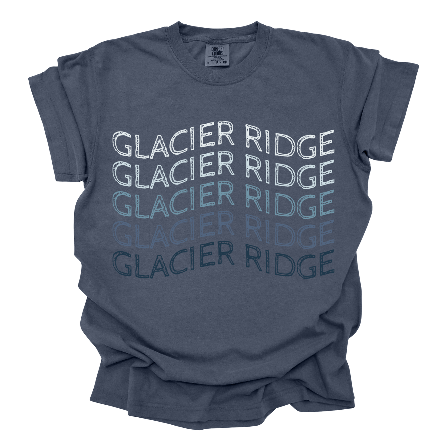 Glacier Ridge  Waves | Short Sleeve Adult Tee