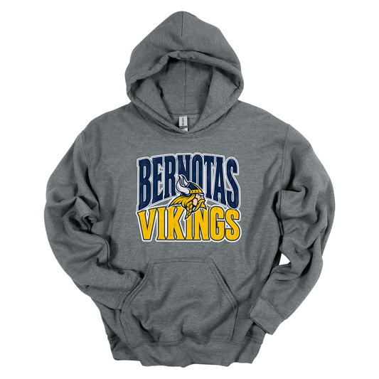 Bernotas Vikings Mascot | Youth Hooded Sweatshirt