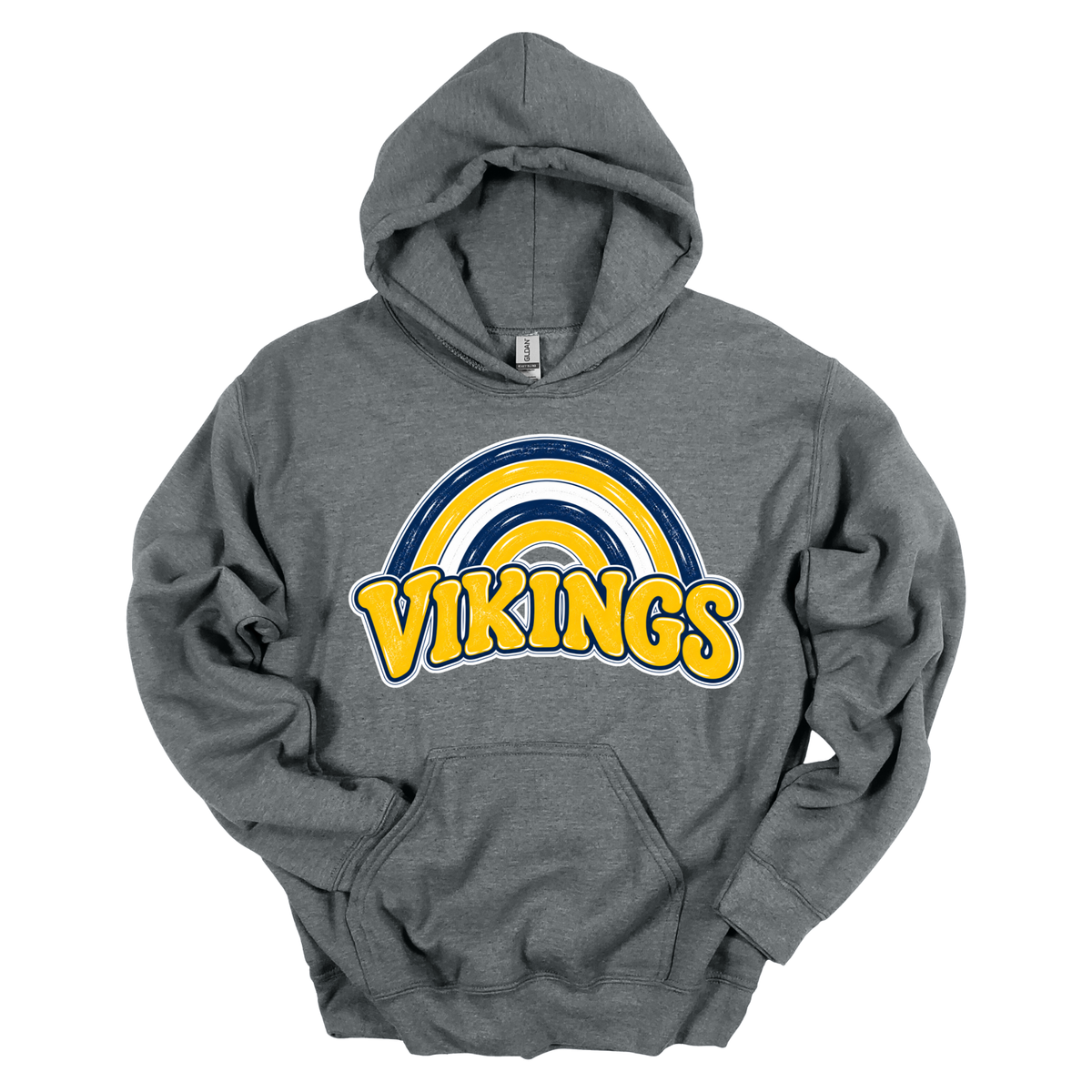 Vikings Rainbow | Youth Hooded Sweatshirt